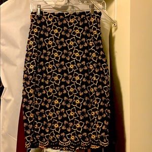 Eva franco lace skirt with lining